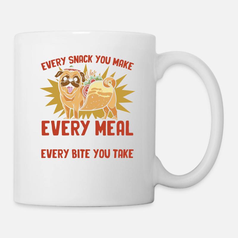 Hommage à tous les propriétaires de chiens - Mug blanc - blanc