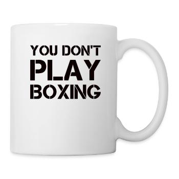 Boxkämpfer, Boxsport, Boxen Geschenkidee - Tasse - Weiß - Rechts