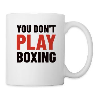 Boxkämpfer, Boxsport, Boxen Geschenkidee - Tasse - Weiß - Rechts