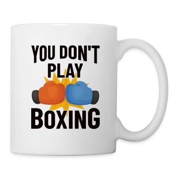 Boxkämpfer, Boxsport, Boxen Geschenkidee - Tasse - Weiß - Rechts