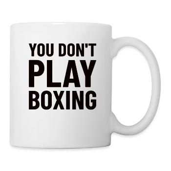 Boxkämpfer, Boxsport, Boxen Geschenkidee - Tasse - Weiß - Rechts