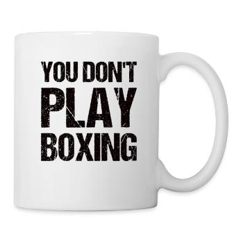 Boxkämpfer, Boxsport, Boxen Geschenkidee - Tasse - Weiß - Rechts