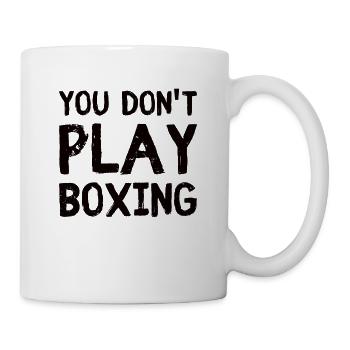 Boxkämpfer, Boxsport, Boxen Geschenkidee - Tasse - Weiß - Rechts