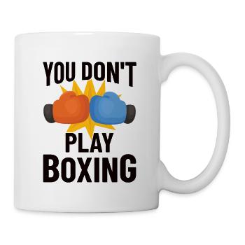 Boxkämpfer, Boxsport, Boxen Geschenkidee - Tasse - Weiß - Rechts