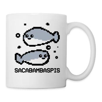 Fish Meme Pixel Couple - Mug - white - Right