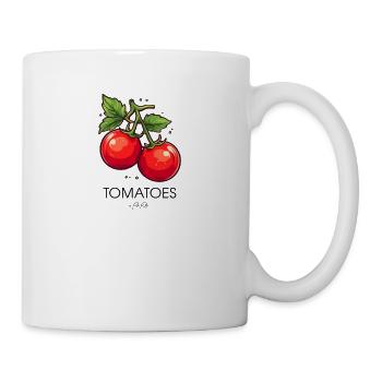 Simple tomatoes - Mug - white - Right