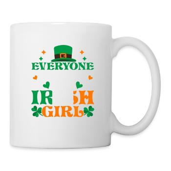 Tout le monde aime une fille irlandaise - Mug blanc - blanc - Droite