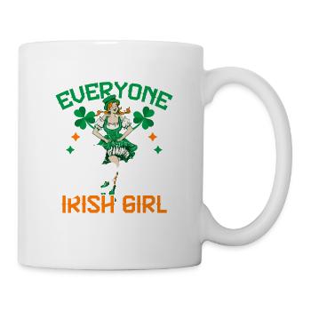 Everyone Loves An Irish Girl - Tasse - Weiß - Rechts