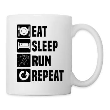Cross Country Running Fitness Women's Running - Mug - white - Right