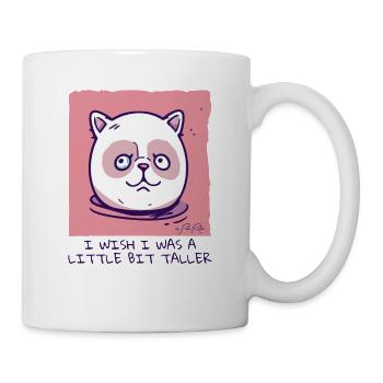 I Wish I Was Bigger: Silly Cat - Mug - white - Right