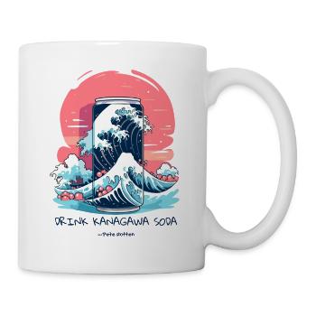 Japanese Display: Drink Kanagawa Soda - Mug - white - Right