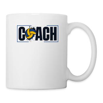 Coach Volleyball Freak Volleyball Player Volleyball - Mug - white - Right