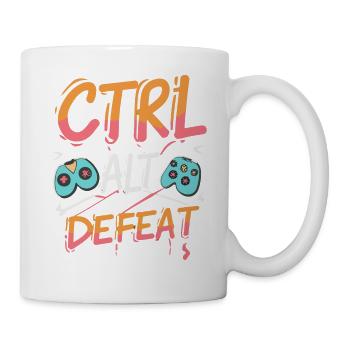STRG ALT Niederlage - Tasse - Weiß - Rechts