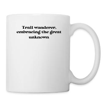 Randonnée - Trail wanderer, embrassant le grand - Mug blanc - blanc - Droite