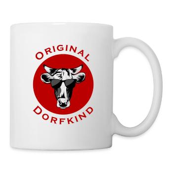 stolzes Dorfkind auf dem Land Bauernhof - Tasse - Weiß - Rechts
