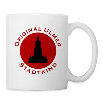Original Ulmer Stadtkind - Tasse - Weiß - Rechts