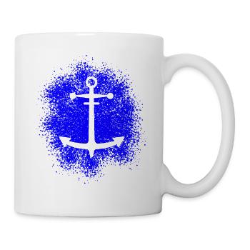 Anchor – symbol of freedom and the sea - Mug - white - Right