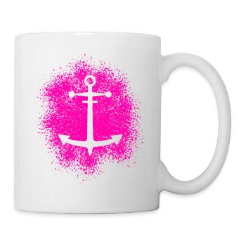 Anchor – symbol of freedom and the sea - Mug - white - Right
