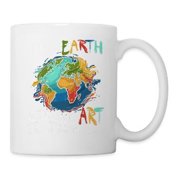 La Terre sans l’art, c’est juste - Mug blanc - blanc - Droite