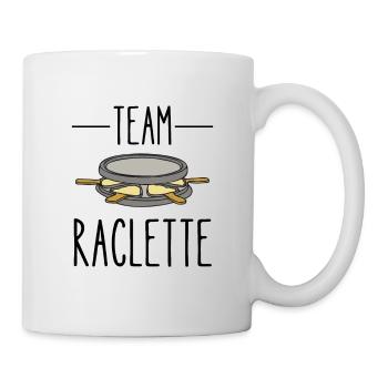 team raclette - Mug blanc - blanc - Droite