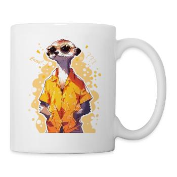 Cool Meerkat Sarfari Africa Lover - Mug - white - Right