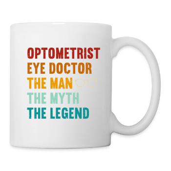 Optometrist Optiker Optometrie - Tasse - Weiß - Rechts
