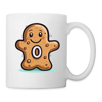 Newborn Birthday Cookie, Zero Year Old - Mug - white - Right