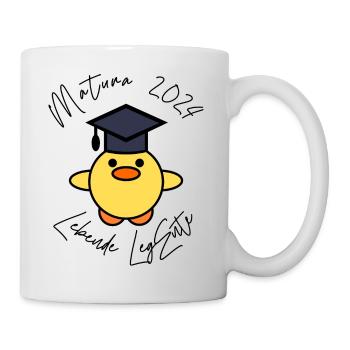 Matura 2024 lebende LegEnte - Tasse - Weiß - Rechts