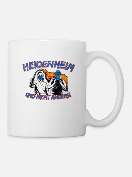 Heidenheim und nicht anders UPDATE - Tasse - Weiß