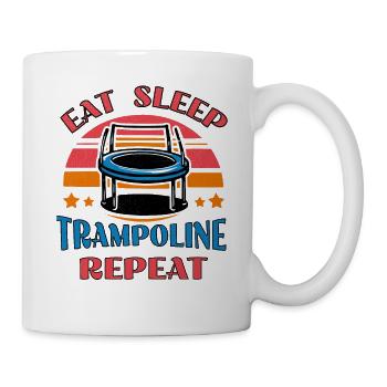 Eat Sleep Trampoline Repeat - Mug - white - Right