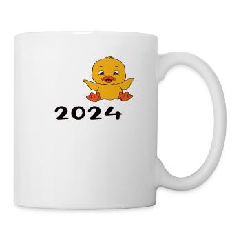Pension 2024 Pensionärin 2024 Rente 2024 - Tasse - Weiß - Rechts
