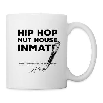 Diagnose genehmigt, Hip-Hop-Insasse der Klapsmühle - Tasse - Weiß - Rechts
