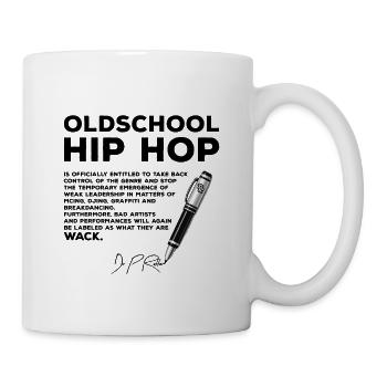 Old-school hip-hop takes back control - Mug - white - Right