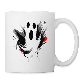 Just another cartoon ghost - Mug - white - Right