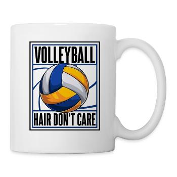 Volleyball Hair Don't Care Volleyball Freak - Mug - white - Right