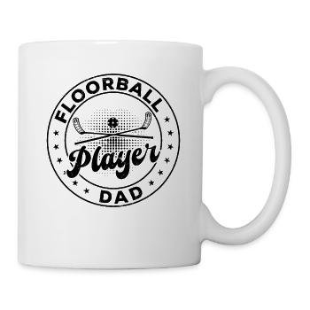 Papa joueur de floorball - Mug blanc - blanc - Droite