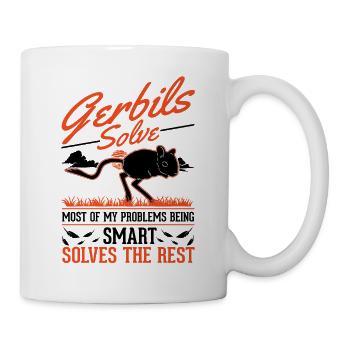 Gerbil Gift Mongolian Gerbil Gerbil - Mug - white - Right