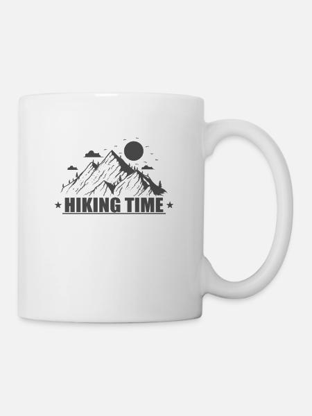Temps de randonnée Hobby Montagne Sport Fitness - Mug blanc - blanc