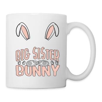 Je suis la grande sœur lapin - Mug blanc - blanc - Droite