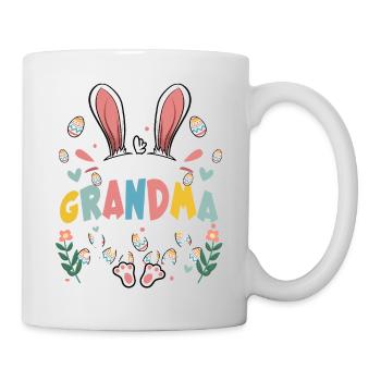 Je suis la grand-mère lapin - Mug blanc - blanc - Droite