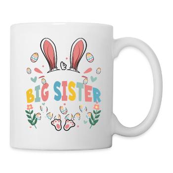 I'm The Big Sister Bunny - Tasse - Weiß - Rechts