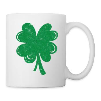 Four-leaf clover - Mug - white - Right