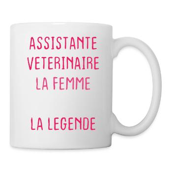 Assistante Veterinaire - Mug blanc - blanc - Droite
