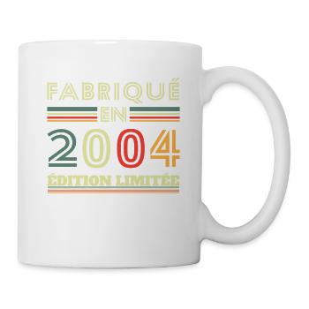 Fabriqué En 2004 Édition Limitée - Mug blanc - blanc - Droite