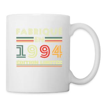Fabriqué En 1994 Édition Limitée - Mug blanc - blanc - Droite
