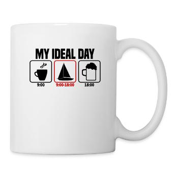My Perfect Day Sailing Sailor - Mug - white - Right