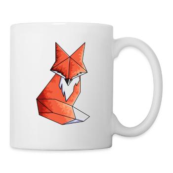 Geometric Fox Lover Math Geometry - Mug - white - Right