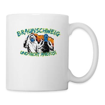 Braunschweig und nicht anders UPDATE - Tasse - Weiß - Rechts