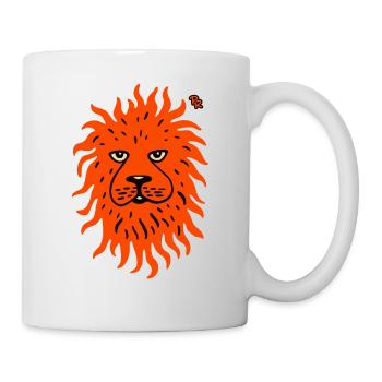 A red lion like the sun - Mug - white - Right