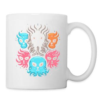 Cartoon: Little Fire Animals - Mug - white - Right